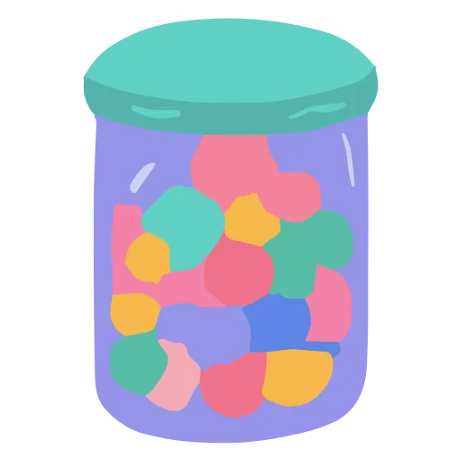 Стикер 46 cute very color