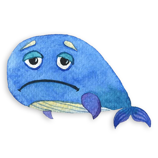 😞 Стикер «whales» для Telegram