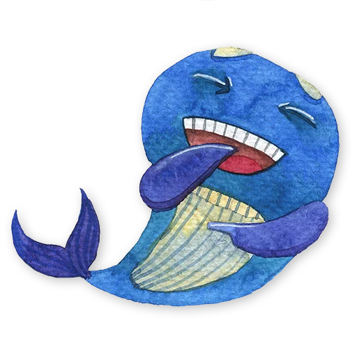 😄 Стикер «whales» для Telegram