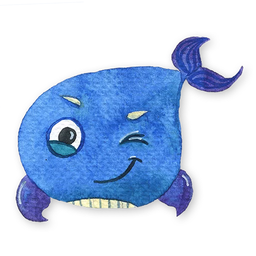 😉 Стикер «whales» для Telegram