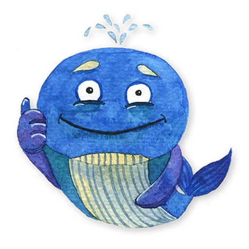 👍 Стикер «whales» для Telegram