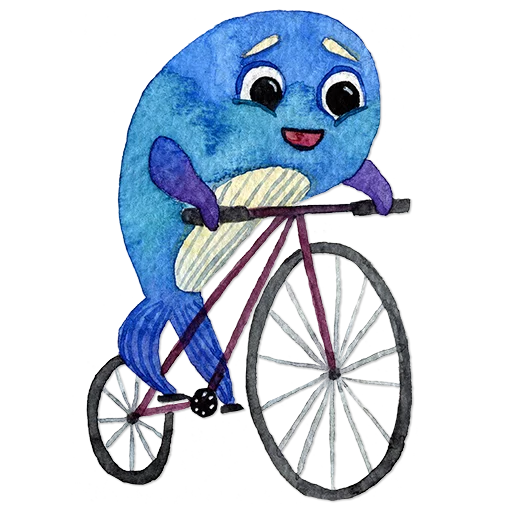 🚴 Стикер «whales» для Telegram