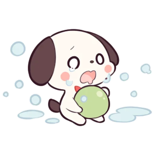 😭 Стикер «Милый щенок Cute Puppy» для Telegram
