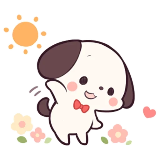 ☀ Стикер «Милый щенок Cute Puppy» для Telegram
