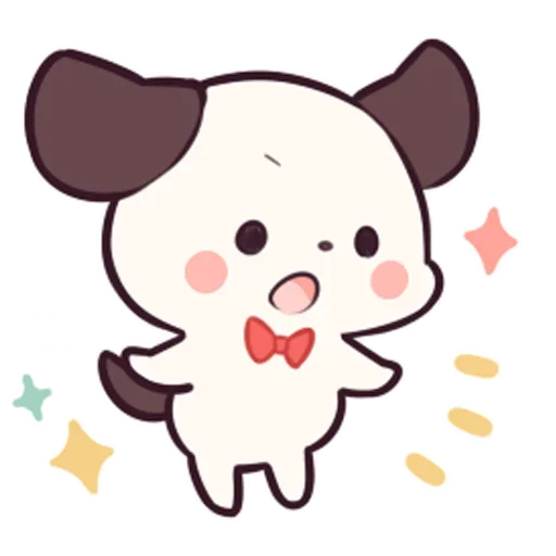😍 Стикер «Милый щенок Cute Puppy» для Telegram