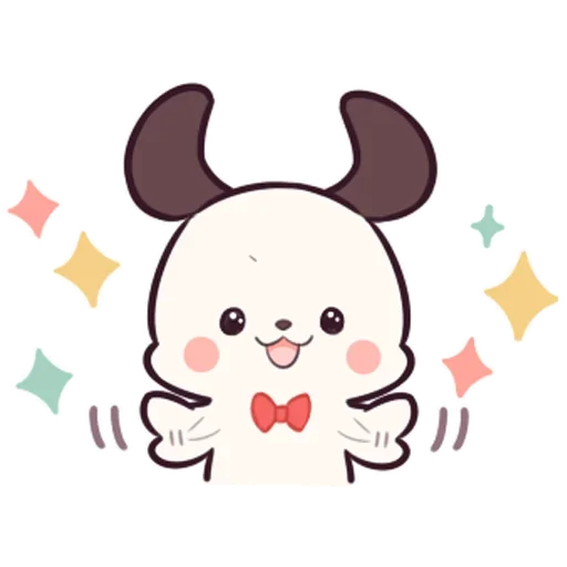🥳 Стикер «Милый щенок Cute Puppy» для Telegram