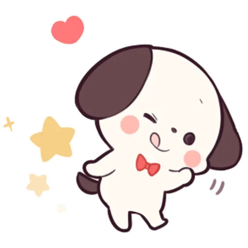 😋 Стикер «Милый щенок Cute Puppy» для Telegram
