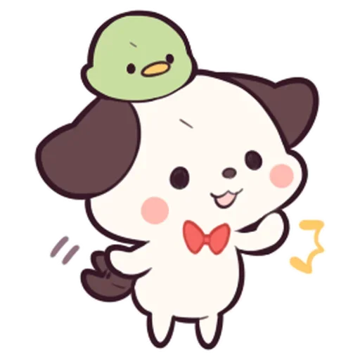 🚪 Стикер «Милый щенок Cute Puppy» для Telegram