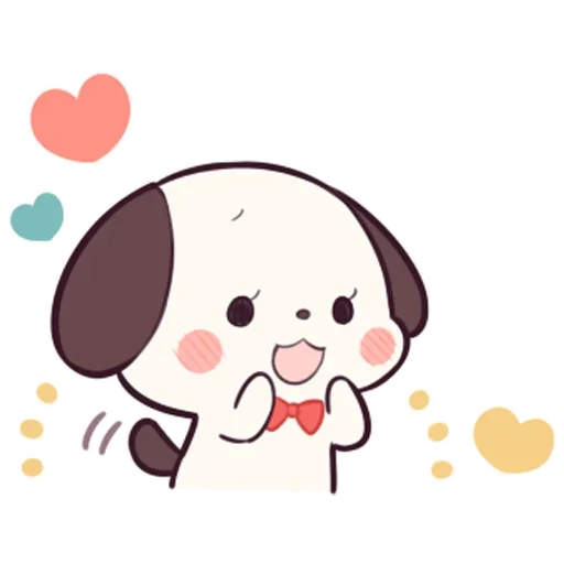 😍 Стикер «Милый щенок Cute Puppy» для Telegram