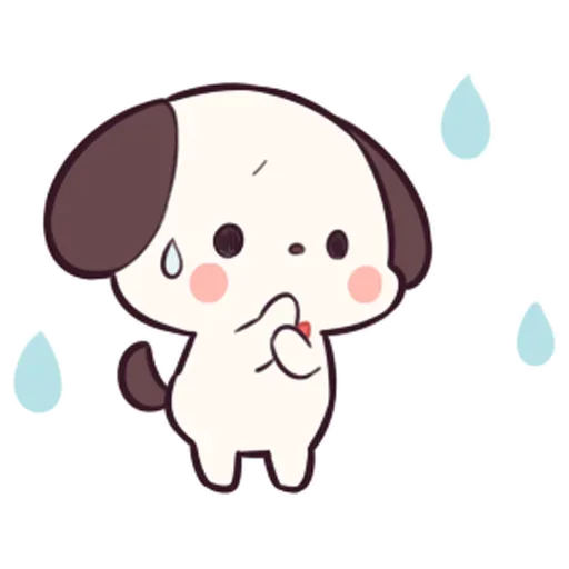 🤭 Стикер «Милый щенок Cute Puppy» для Telegram