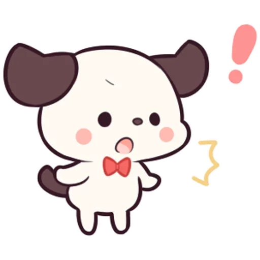 ⁉ Стикер «Милый щенок Cute Puppy» для Telegram