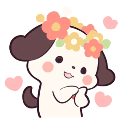 👑 Стикер «Милый щенок Cute Puppy» для Telegram