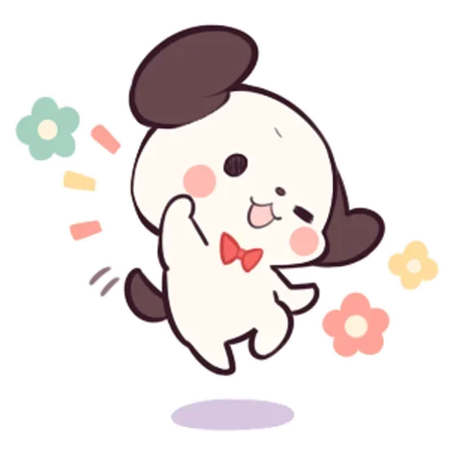 🥳 Стикер «Милый щенок Cute Puppy» для Telegram