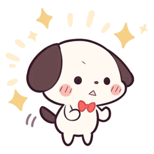 Стикерпак Милый щенок Cute Puppy для Telegram