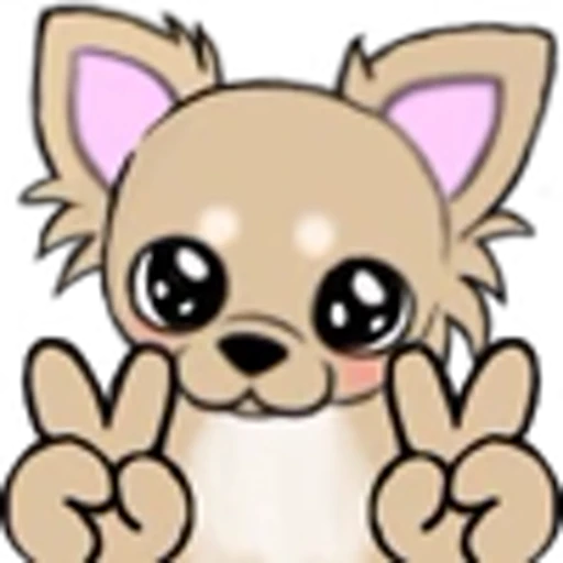 ✌ Эмодзи «Cute Pups» для Telegram