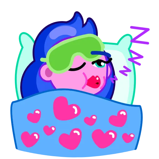 😴 Стикер «Cutie Beauty Baby» для Telegram