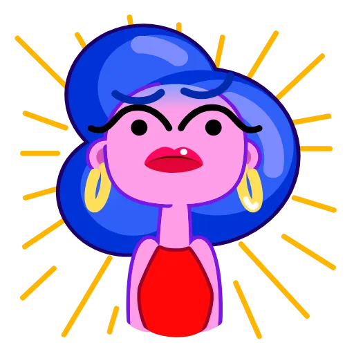 😨 Стикер «Cutie Beauty Baby» для Telegram