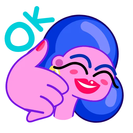 👍 Стикер «Cutie Beauty Baby» для Telegram