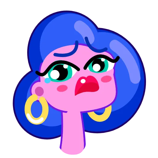 😭 Стикер «Cutie Beauty Baby» для Telegram