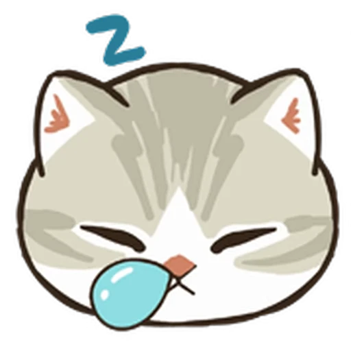 😴 Стикер «Милые кошки» для Telegram
