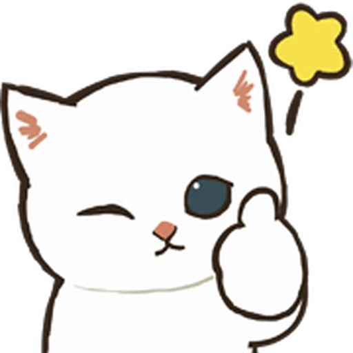 👍 Стикер «Милые кошки» для Telegram