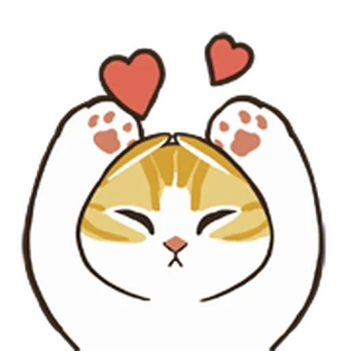 ❤️ Стикер «Милые кошки» для Telegram
