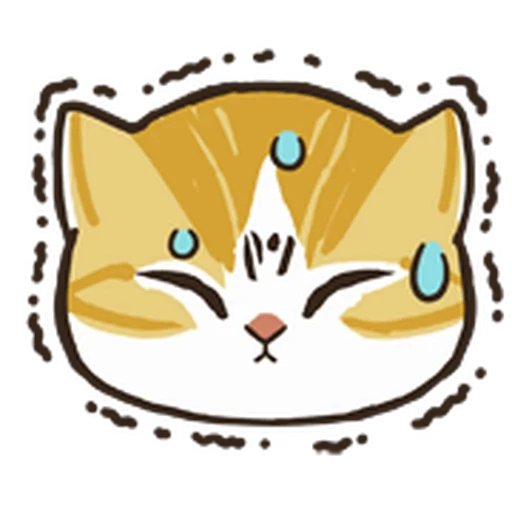 😓 Стикер «Милые кошки» для Telegram