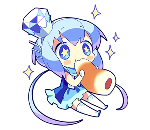 Стикерпак Cutie Chibi Aoki Lapis & Merli для Telegram