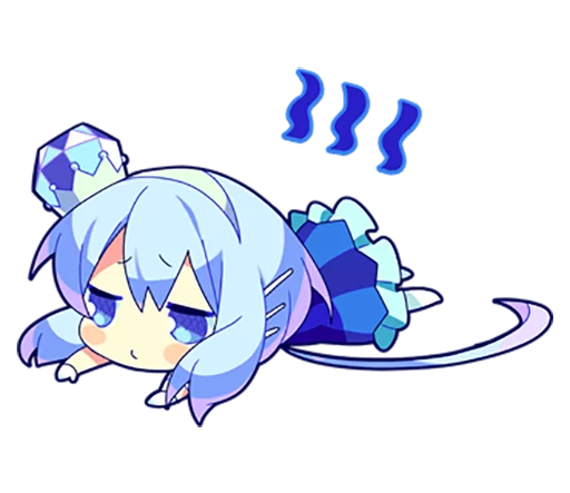 😙 Стикер «Cutie Chibi Aoki Lapis & Merli» для Telegram