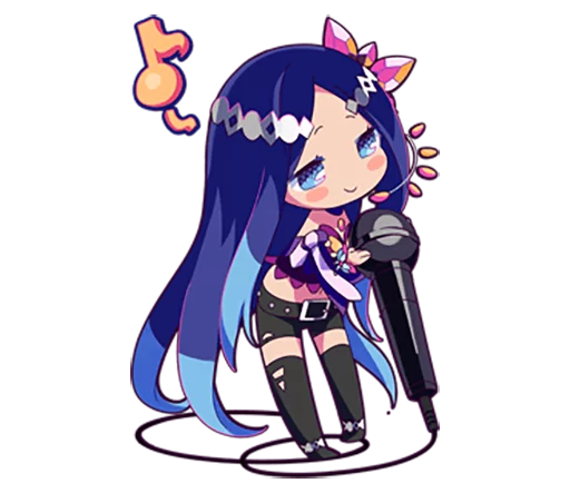 🎤 Стикер «Cutie Chibi Aoki Lapis & Merli» для Telegram