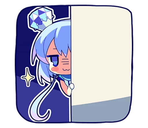 😈 Стикер «Cutie Chibi Aoki Lapis & Merli» для Telegram