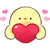 ❤️ Эмодзи «Cutie Chicken» для Telegram