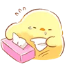 😪 Эмодзи «Cutie Chicken» для Telegram