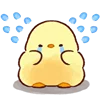😭 Эмодзи «Cutie Chicken» для Telegram