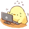 ⌨️ Эмодзи «Cutie Chicken» для Telegram