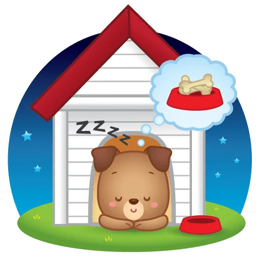 😴 Стикер «Cutiepet» для Telegram