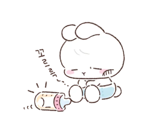 😞 Стикер «Cutie Pie Ba» для Telegram