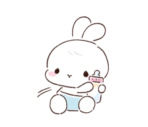 😕 Стикер «Cutie Pie Ba» для Telegram