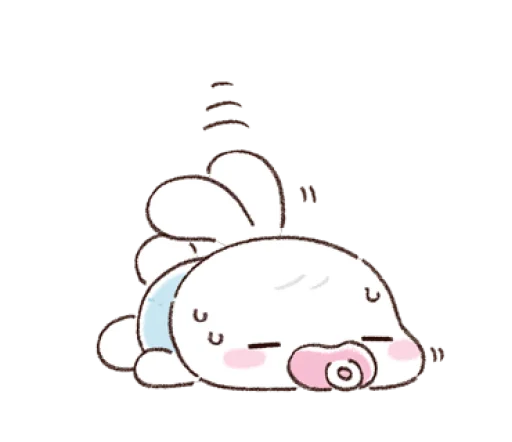 😖 Стикер «Cutie Pie Ba» для Telegram