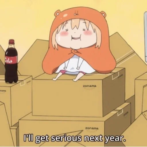 📎 Стикер «Umaru chan» для Telegram
