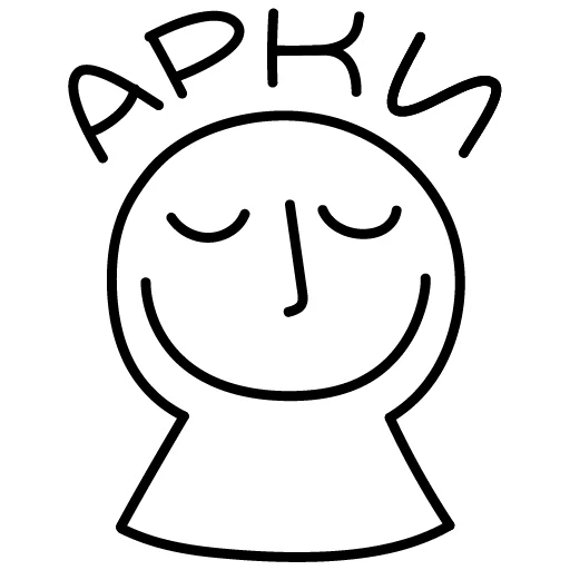 😁 Стикер «Cutout» для Telegram
