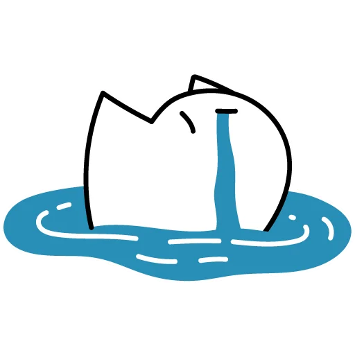 😭 Стикер «Cutout» для Telegram