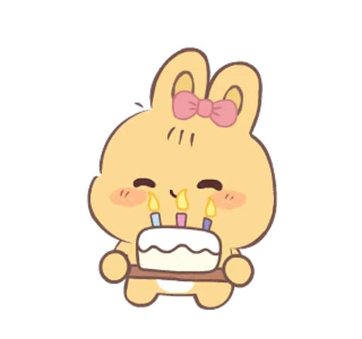 ⭐ Стикер «cute hazel hop» для Telegram
