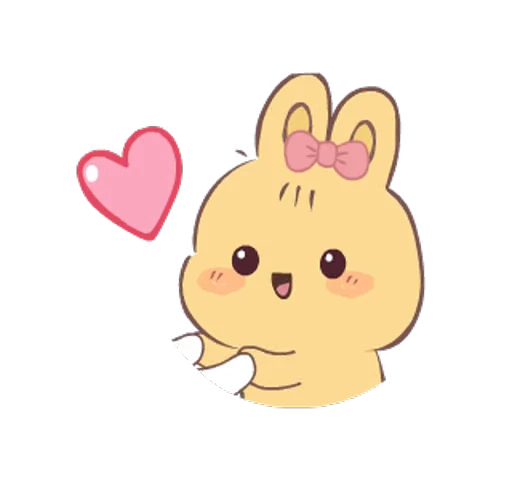 ⭐ Стикер «cute hazel hop» для Telegram