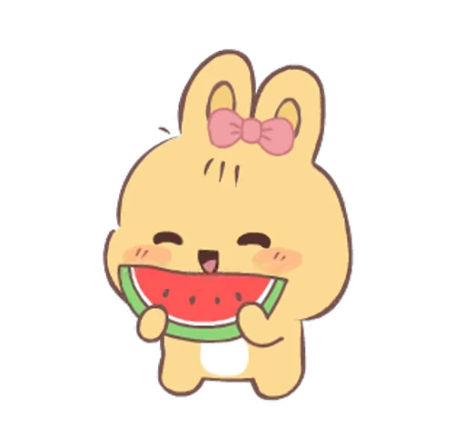 ⭐ Стикер «cute hazel hop» для Telegram