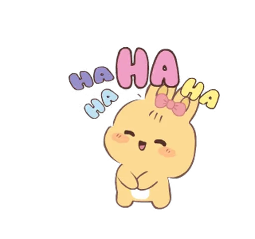⭐ Стикер «cute hazel hop» для Telegram