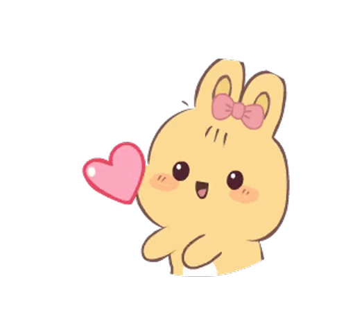 ⭐ Стикер «cute hazel hop» для Telegram