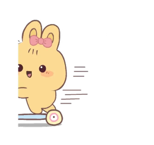 ⭐ Стикер «cute hazel hop» для Telegram