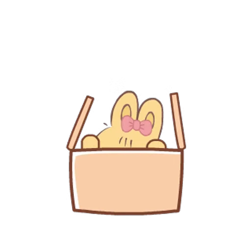 ⭐ Стикер «cute hazel hop» для Telegram