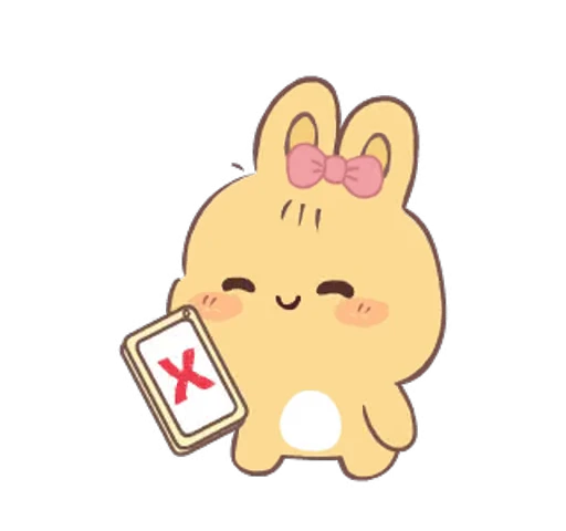 ⭐ Стикер «cute hazel hop» для Telegram